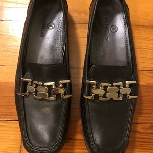 Cole Haan black leather loafers